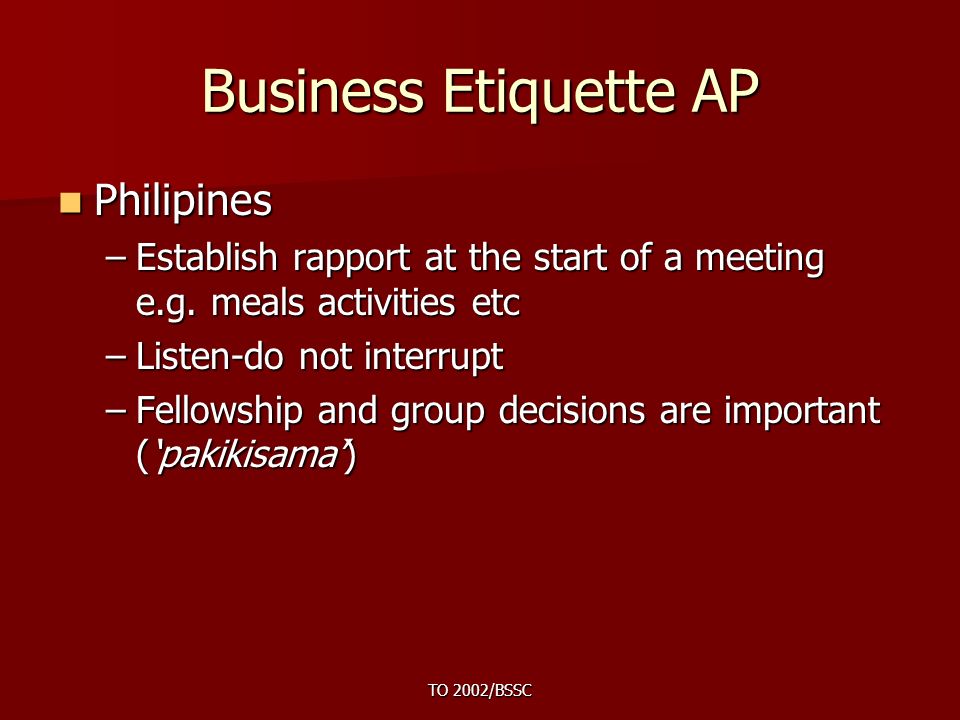Importance of Business Etiquette